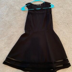 Elegant Black Midi Dress